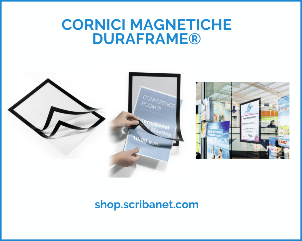 Esponi i tuoi avvisi con DURAFRAME® la cornice adesiva - Scriba