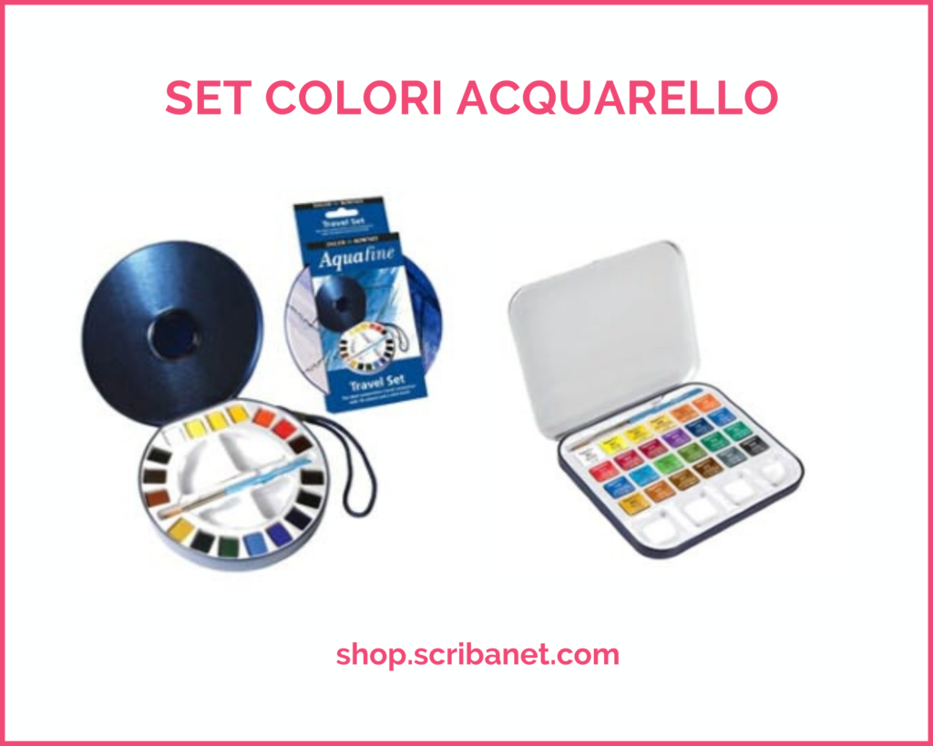 set colori acquerello